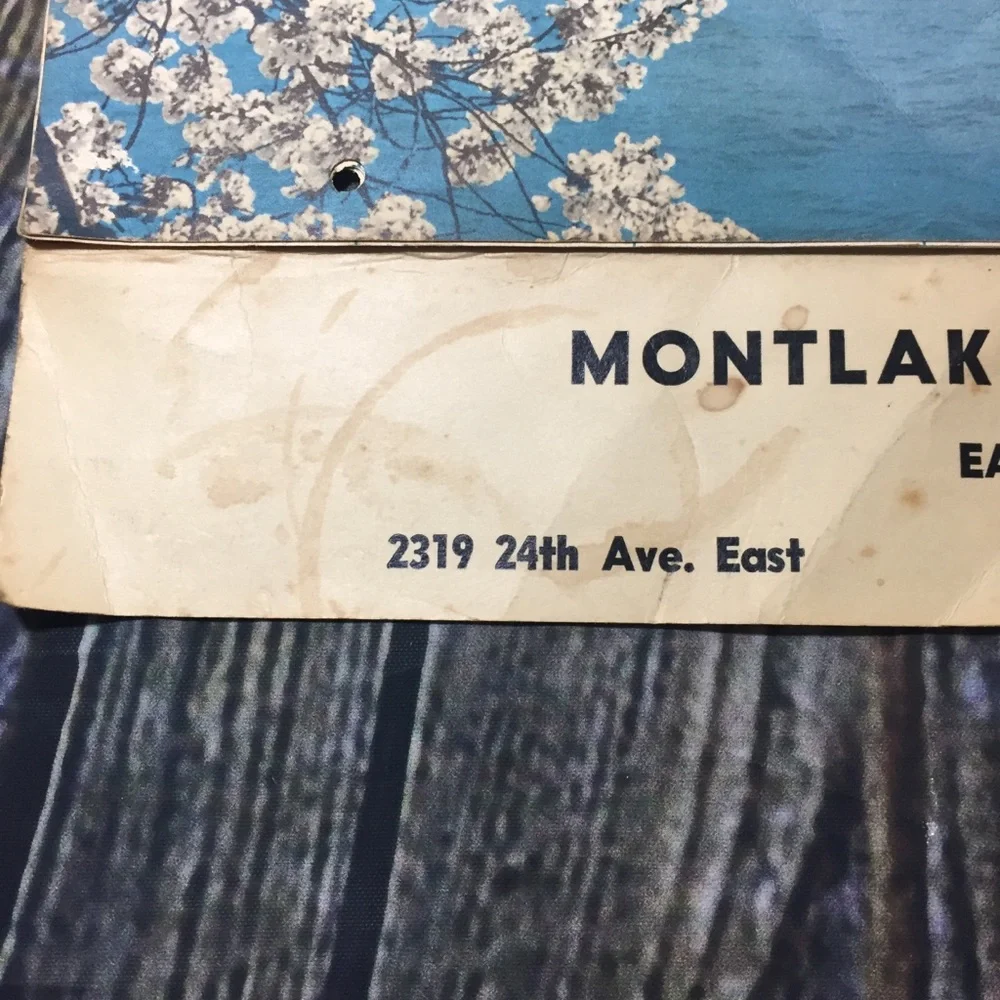 Vintage 1965 Montlake Drug Seattle area calendar
